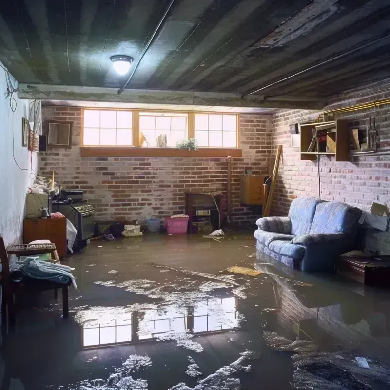 Flooded Basement Cleanup in Carleton, MI